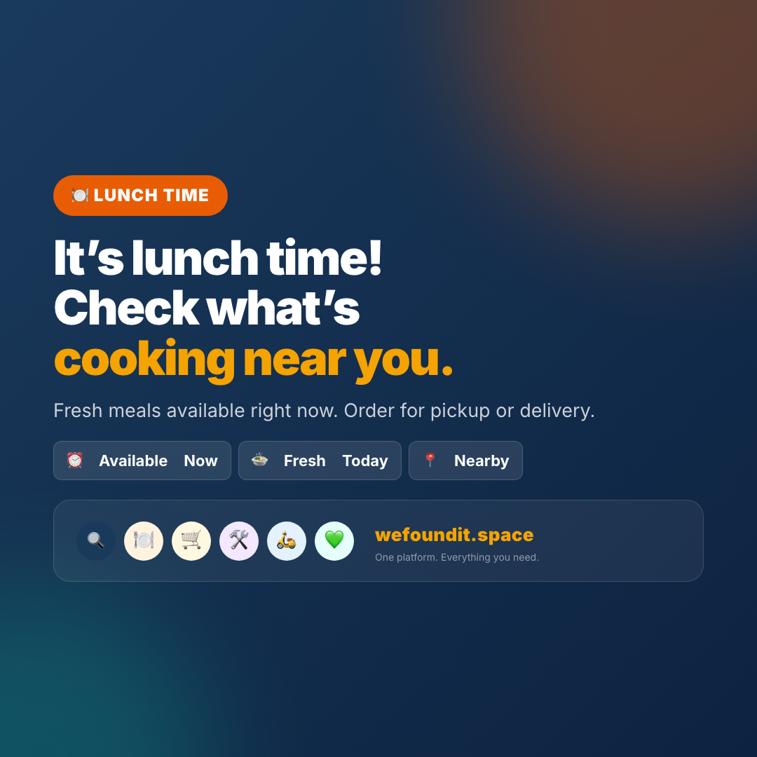 WeFood: Lunch Time