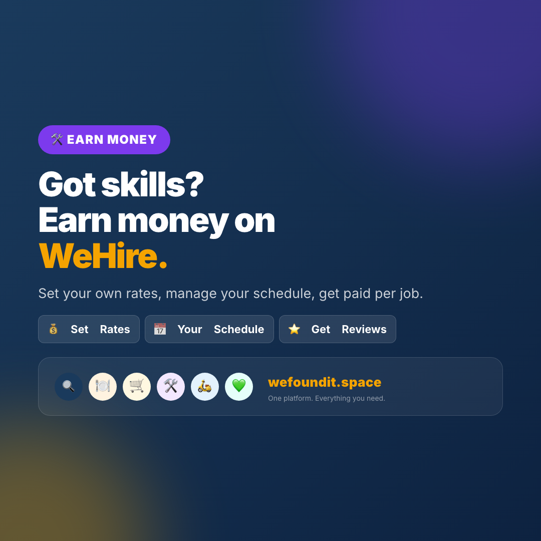 WeHire: Offer Skills