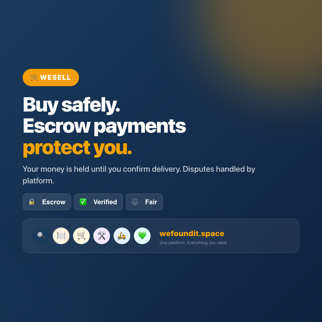 WeSell: Secure Payments